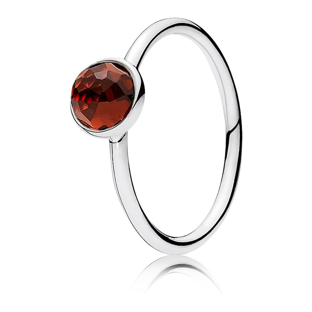 pandora january birthstone ring