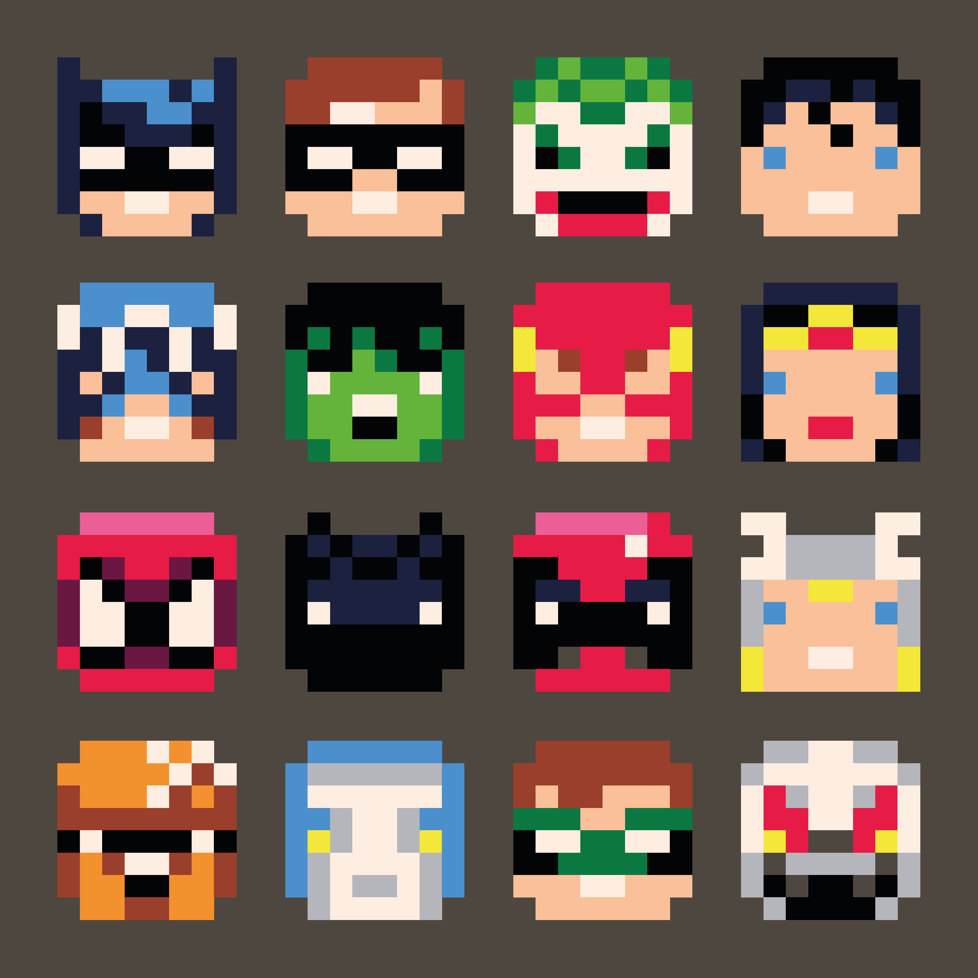 pixel superhero