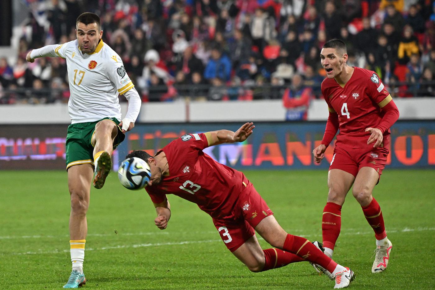 serbia national football team vs bulgaria national football team standings