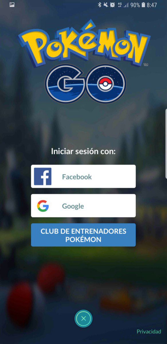 pokemon go no inicia sesion 2018