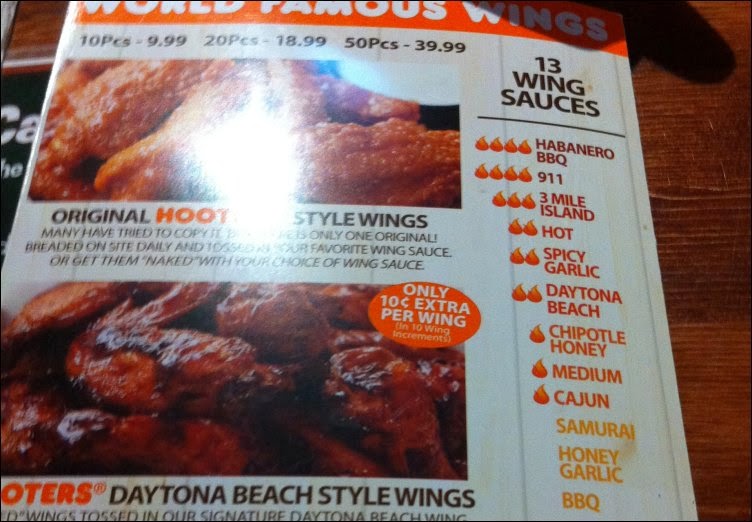 hooters wing sauces ranked