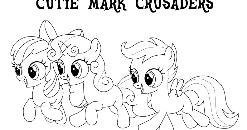 cutie mark crusaders coloring pages