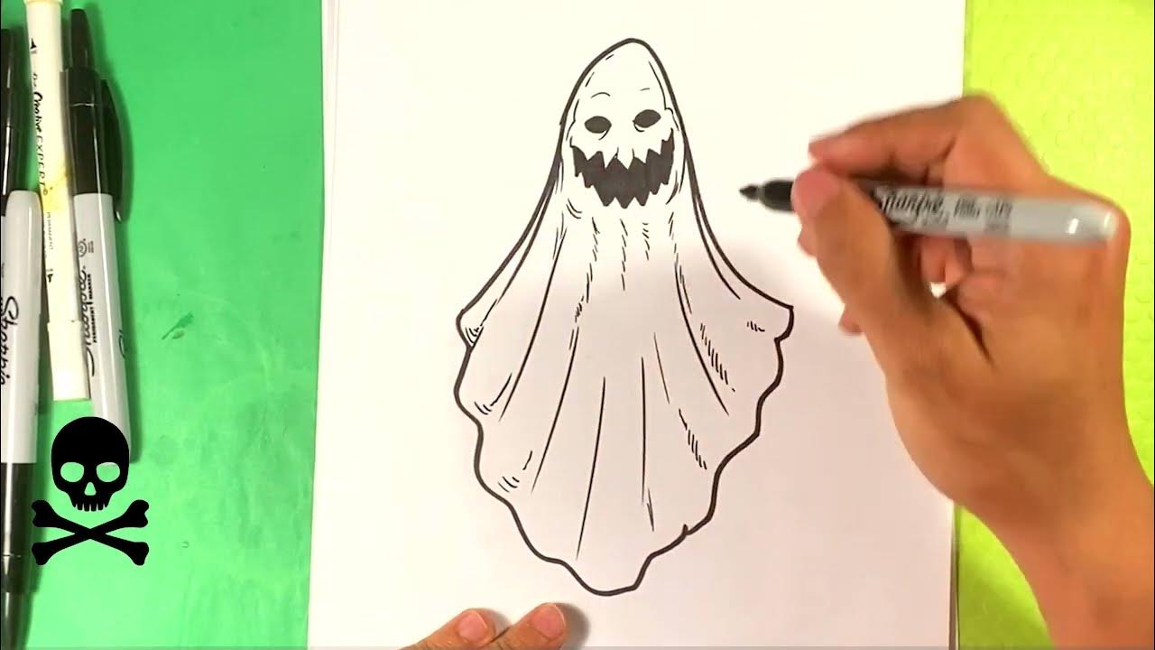 easy creepy drawing ideas