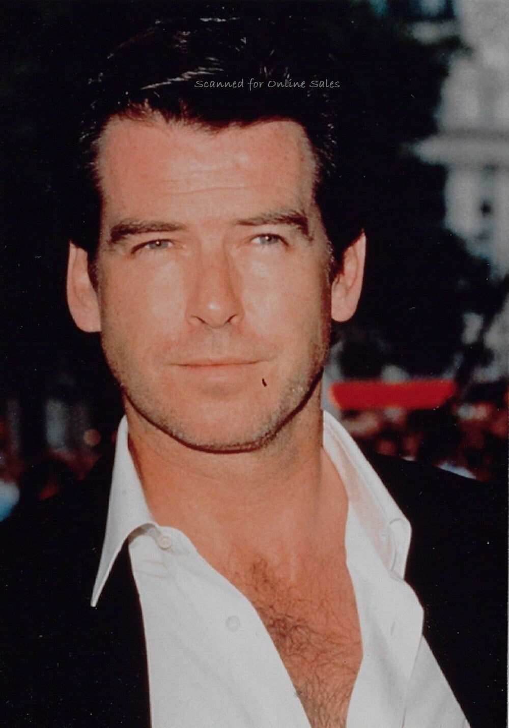 pierce brosnan hairy chest