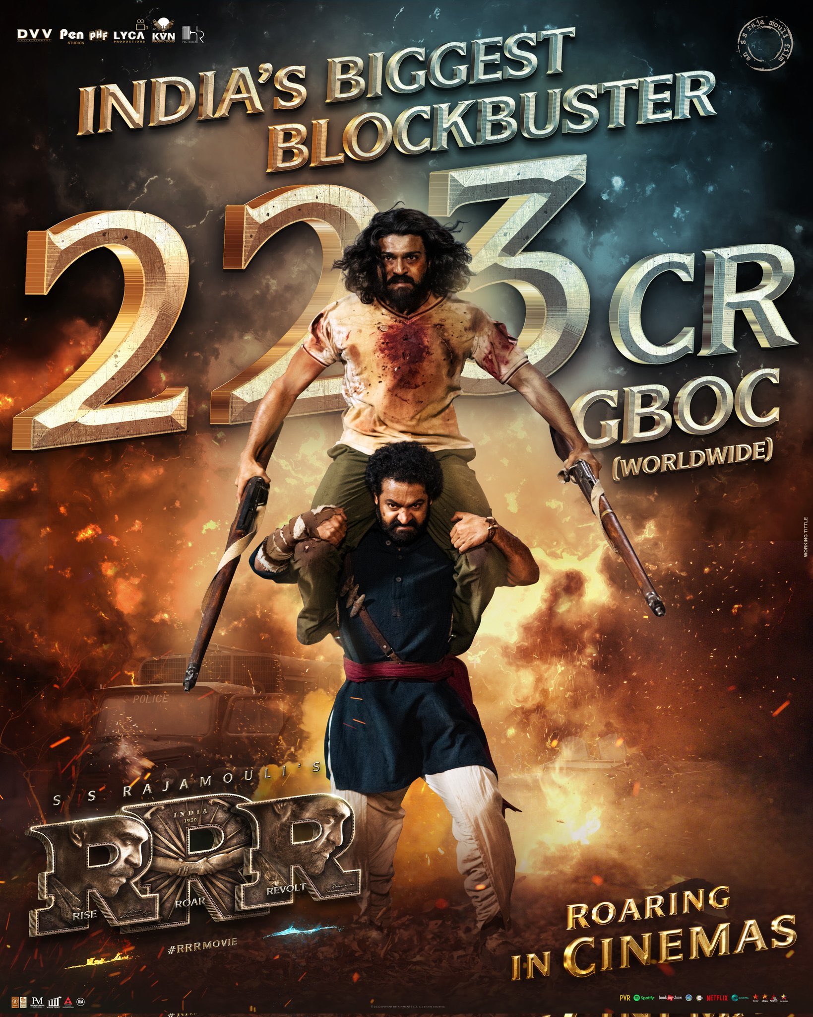 rrr box office collection 1 day in india