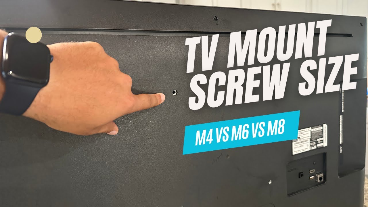 what length m6 screws for lg tv