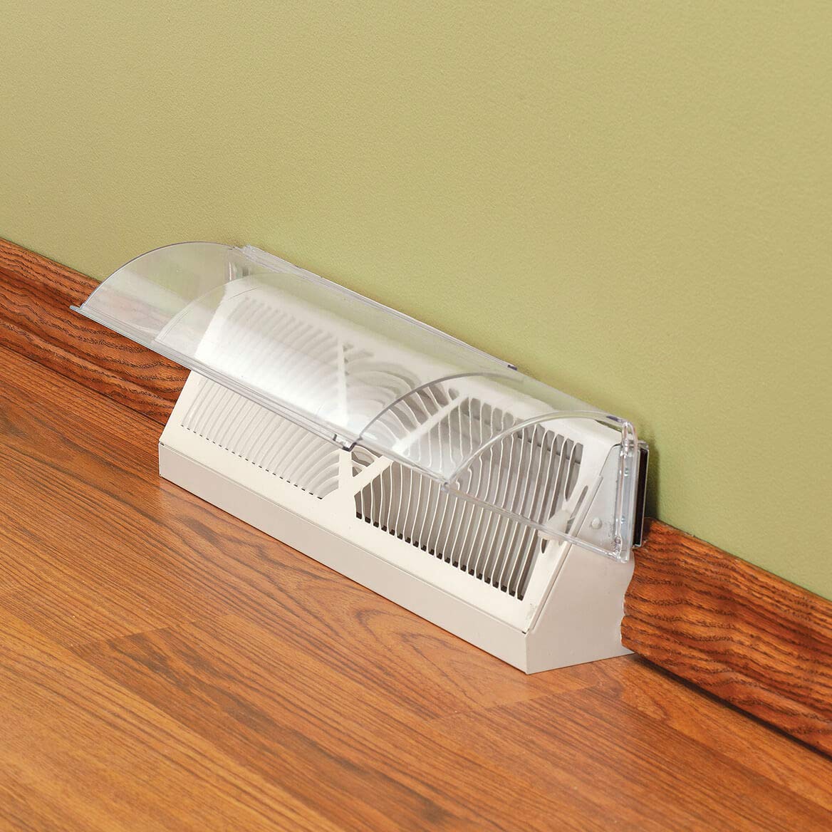 baseboard heater deflector