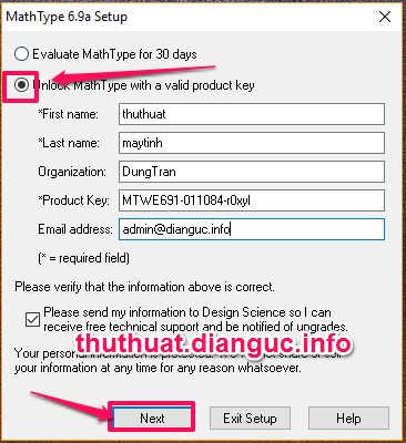 mathtype activation key