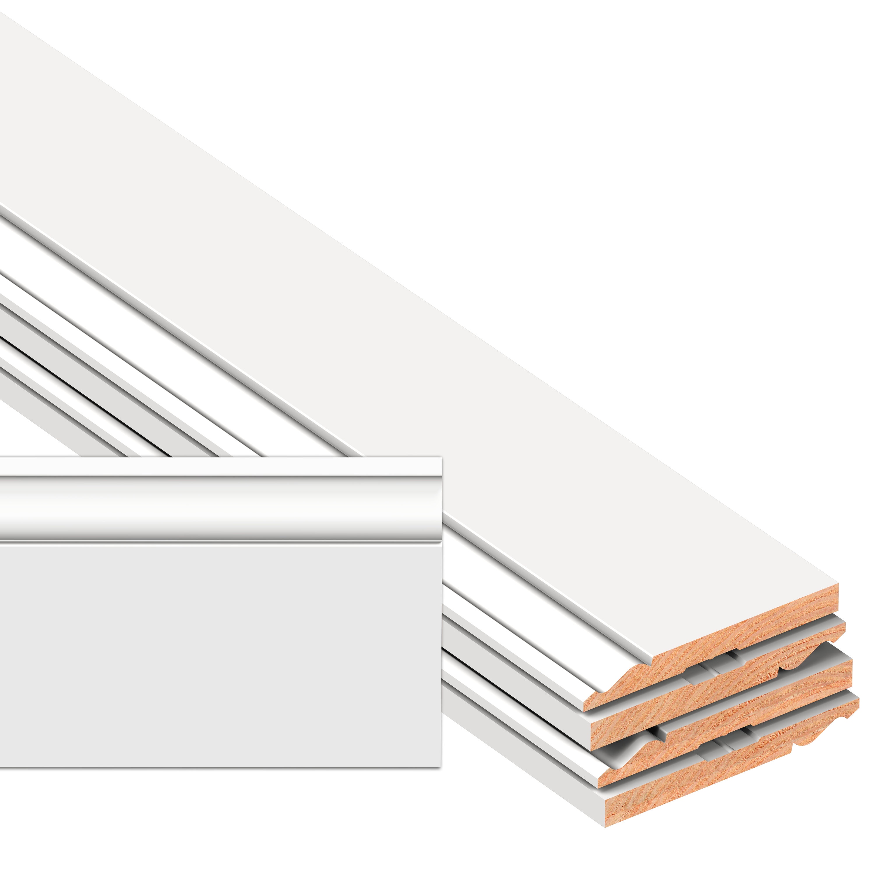 4 inch mdf baseboard