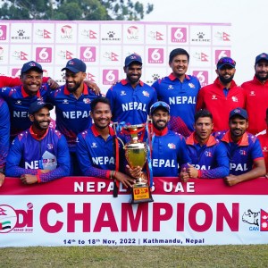 nepal national cricket team vs uae cricket team timeline