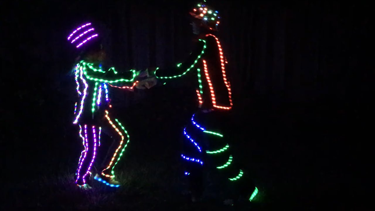 led lights halloween costume