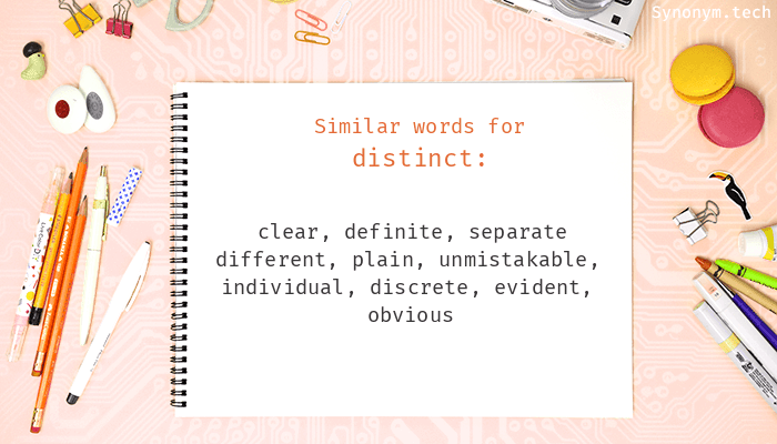 synonym for distinct