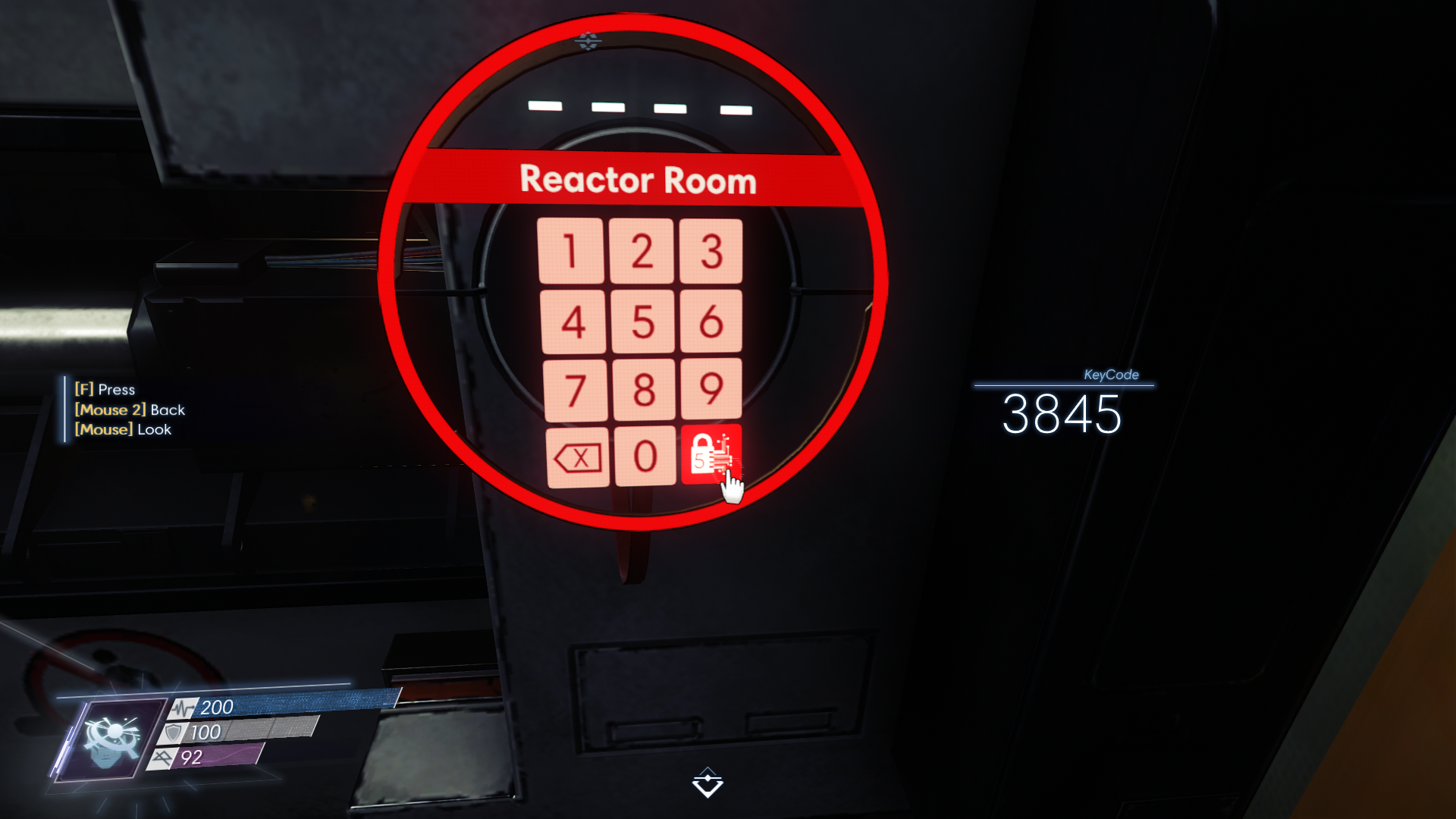 prey code for security booth