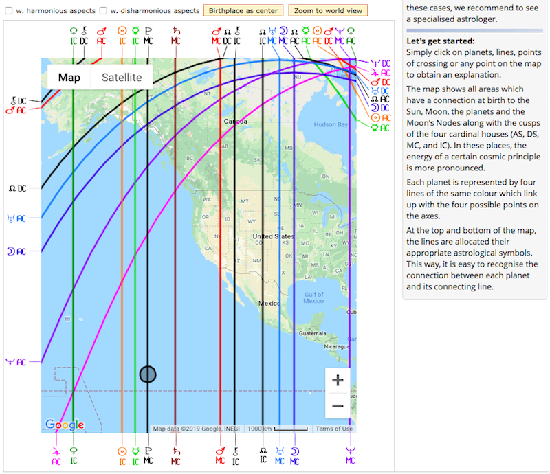 astrodienst astrocartography