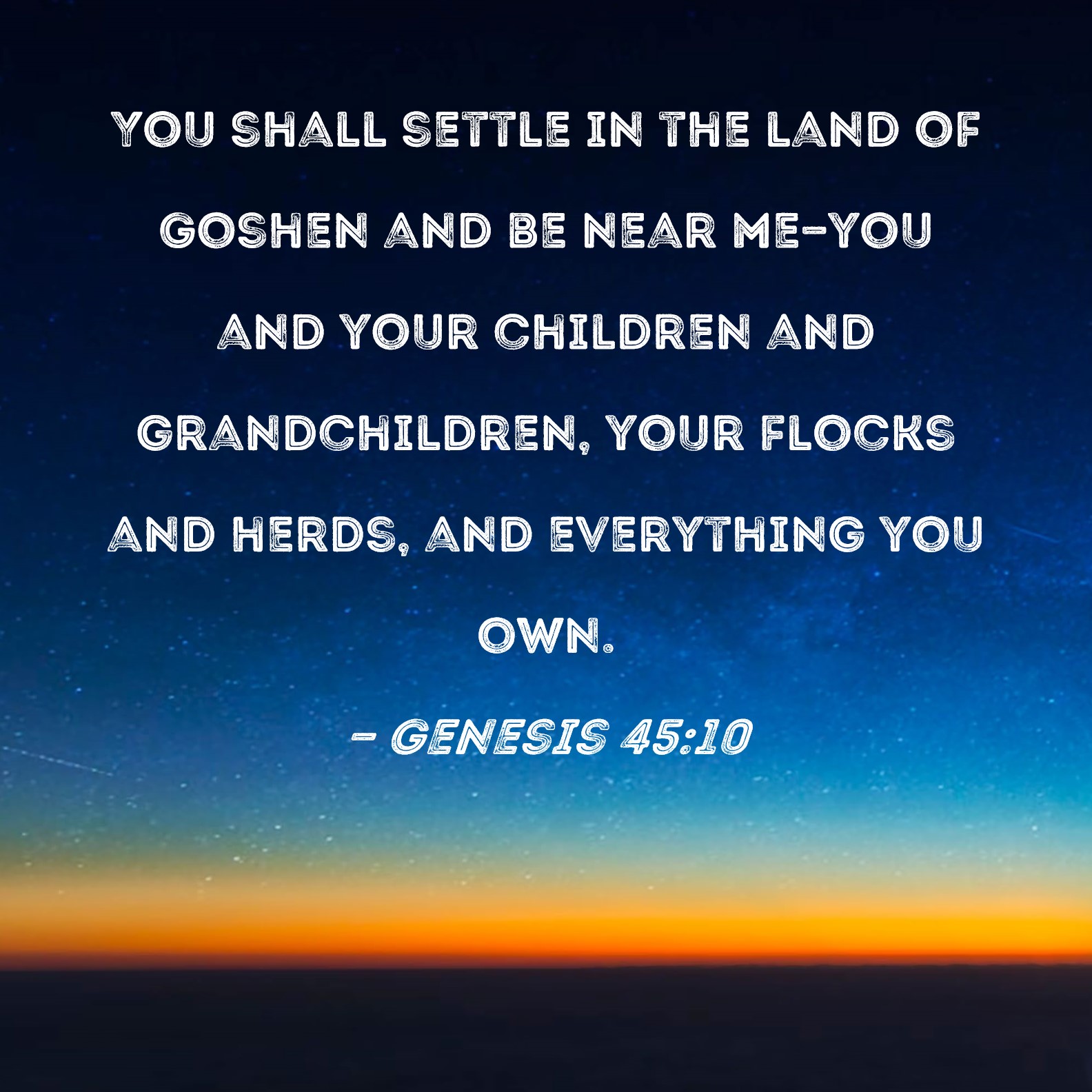 genesis 45 nlt