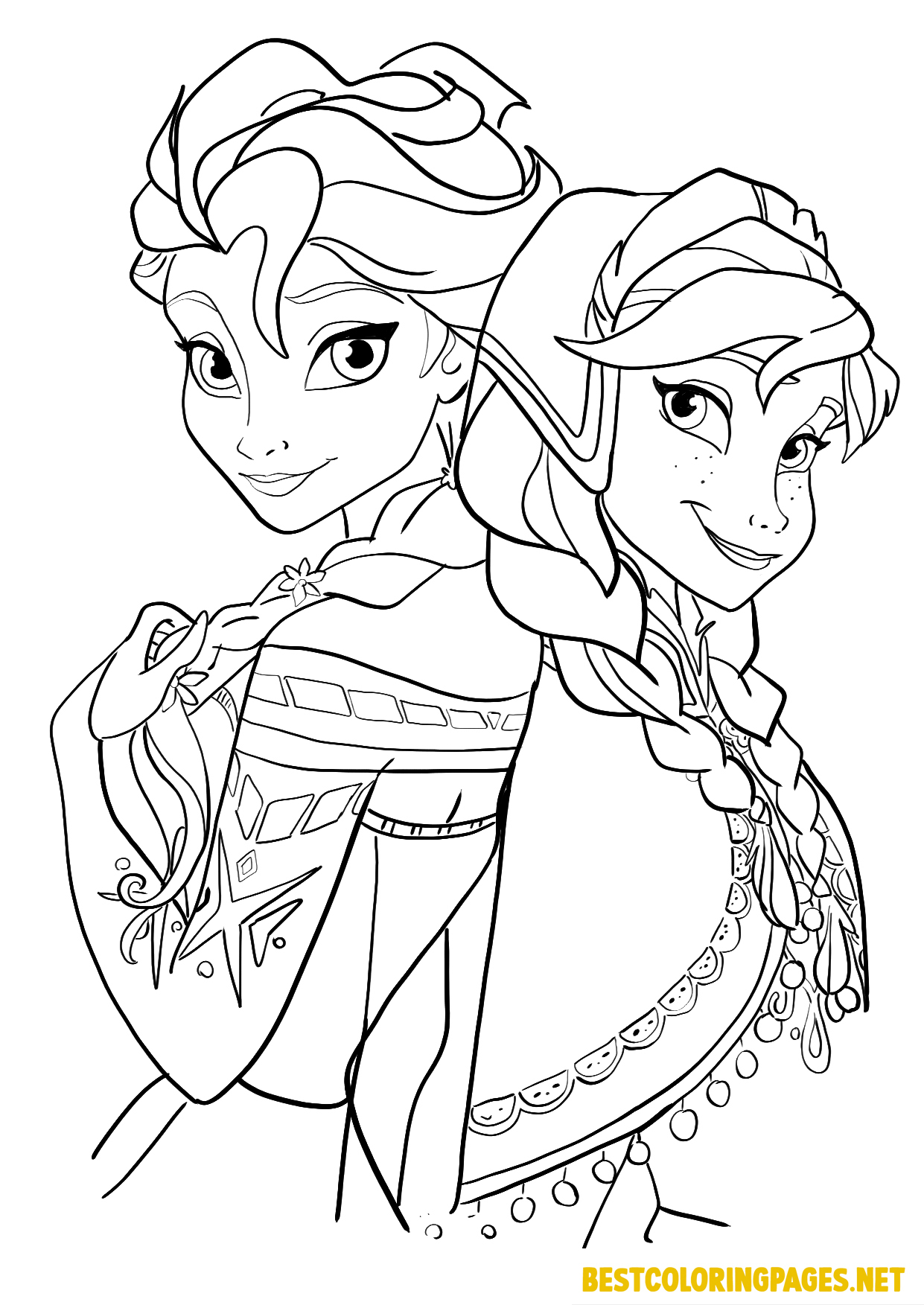 frozen coloring pictures printable