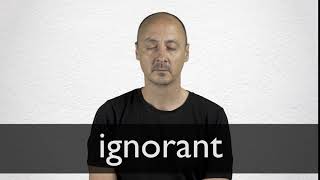 synonym for ignorant