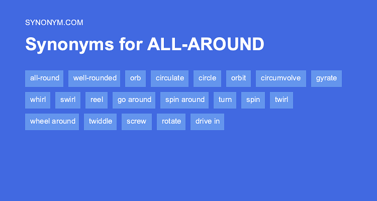 all around us synonym