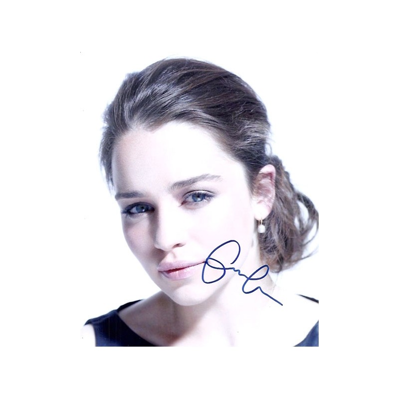 emilia clarke autograph