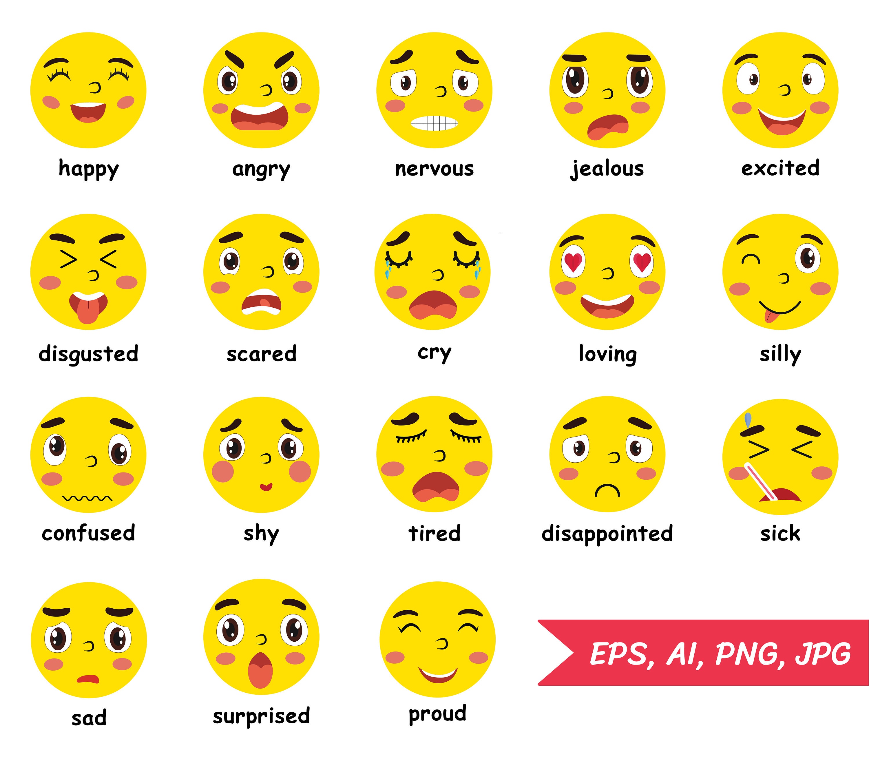 emotions clipart