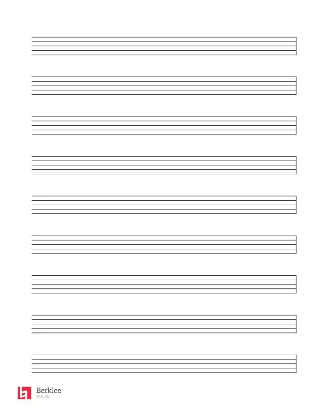 empty sheet music pdf