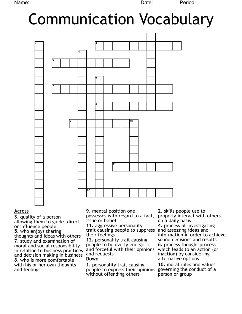 energetic person crossword