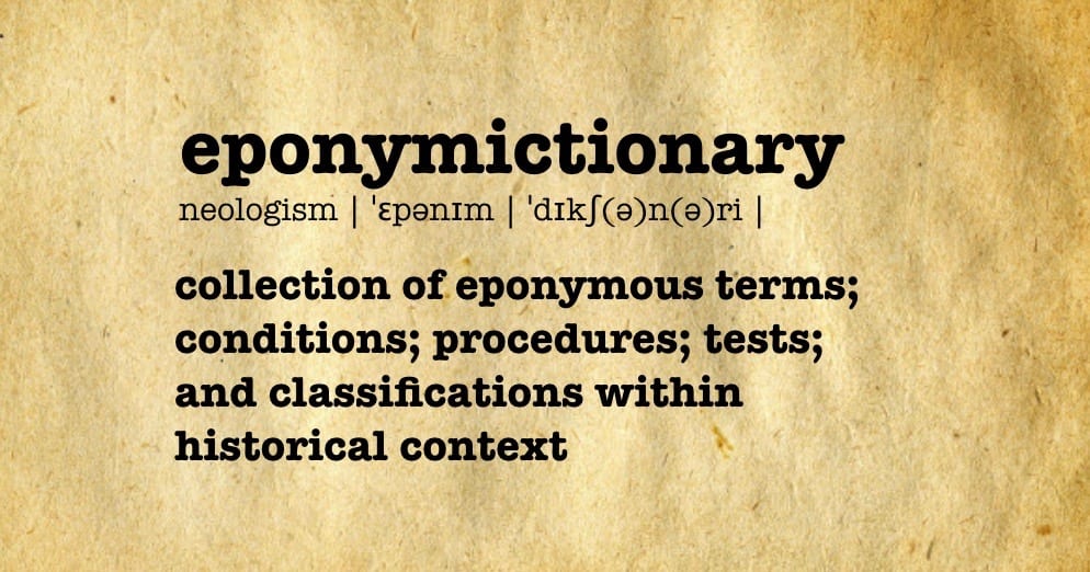 eponymous meaning