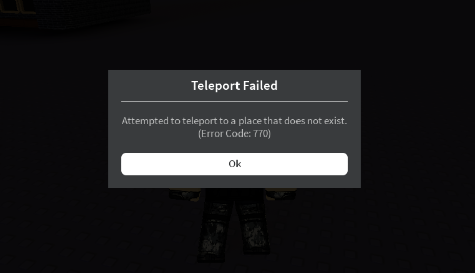 error 770 roblox