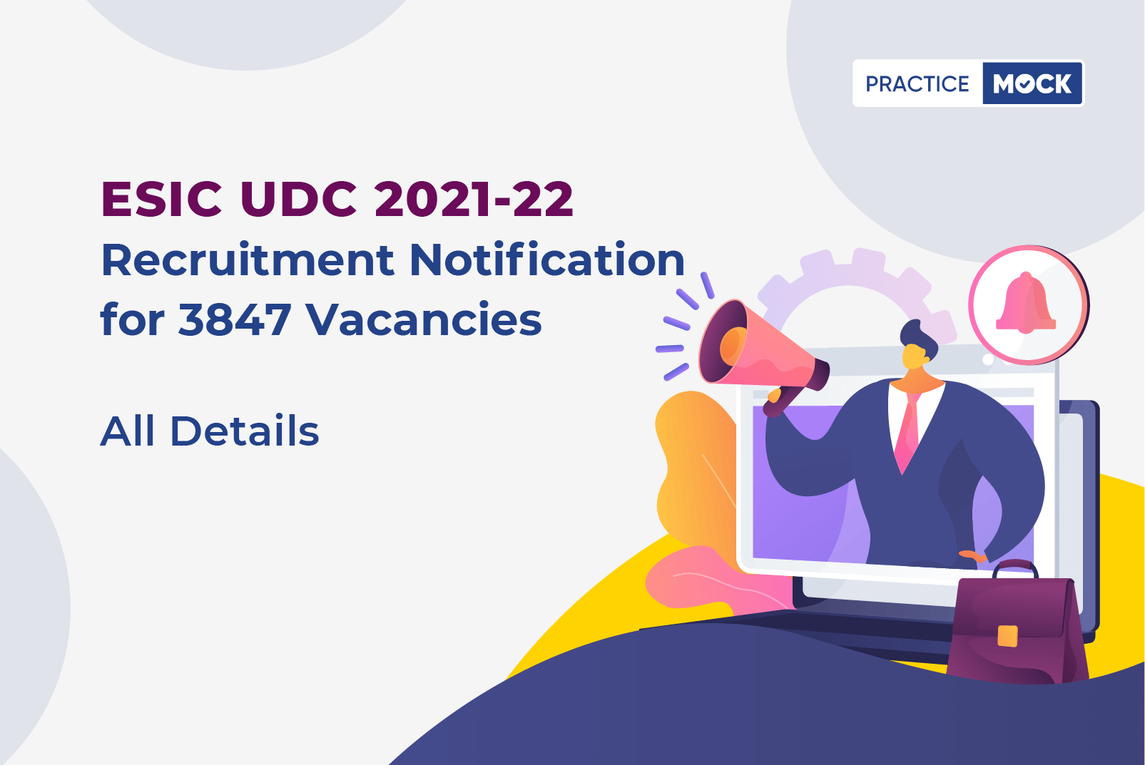 esic udc notification 2021 pdf