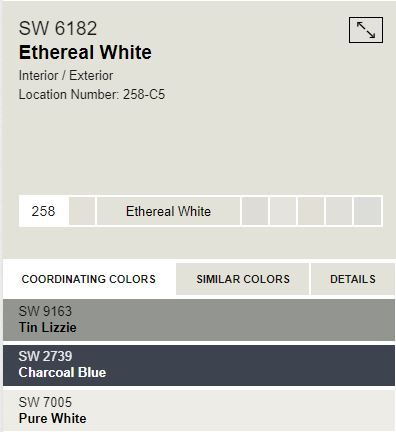 ethereal white sherwin williams