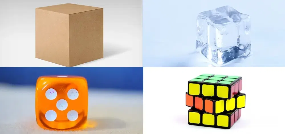 examples of cube shaped objects