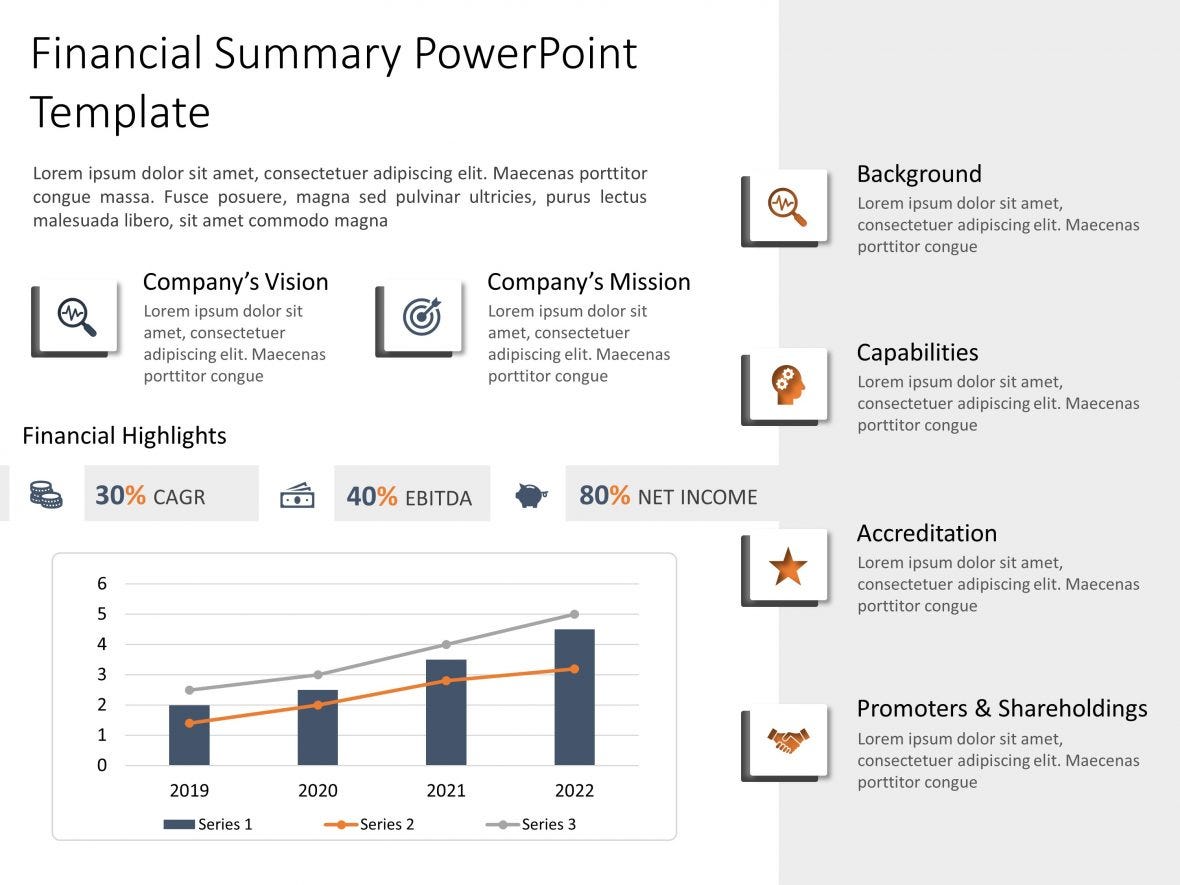 executive summary powerpoint template