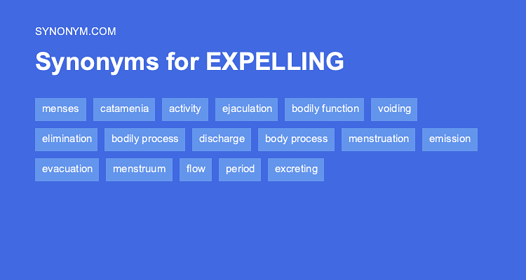 expelling synonyms