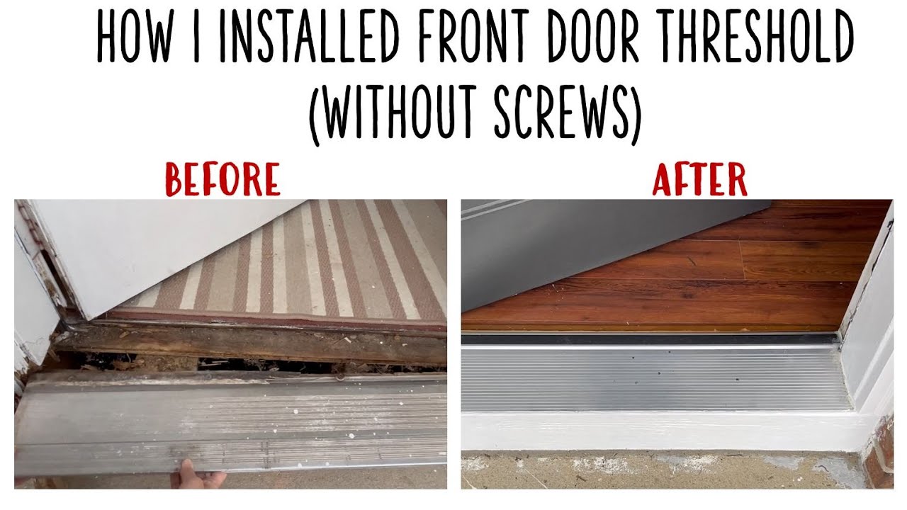 exterior door threshold replacement