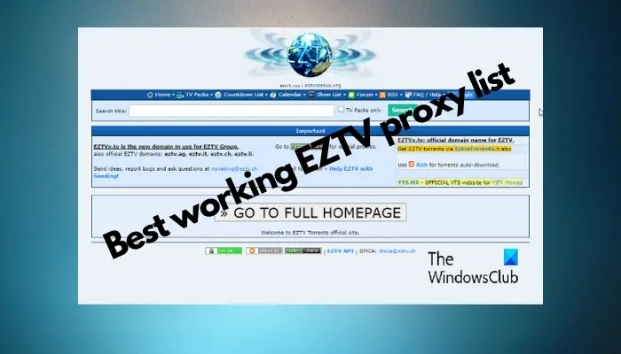 eztv it proxy