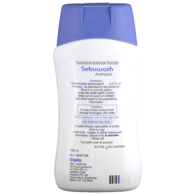 sebowash shampoo ingredients