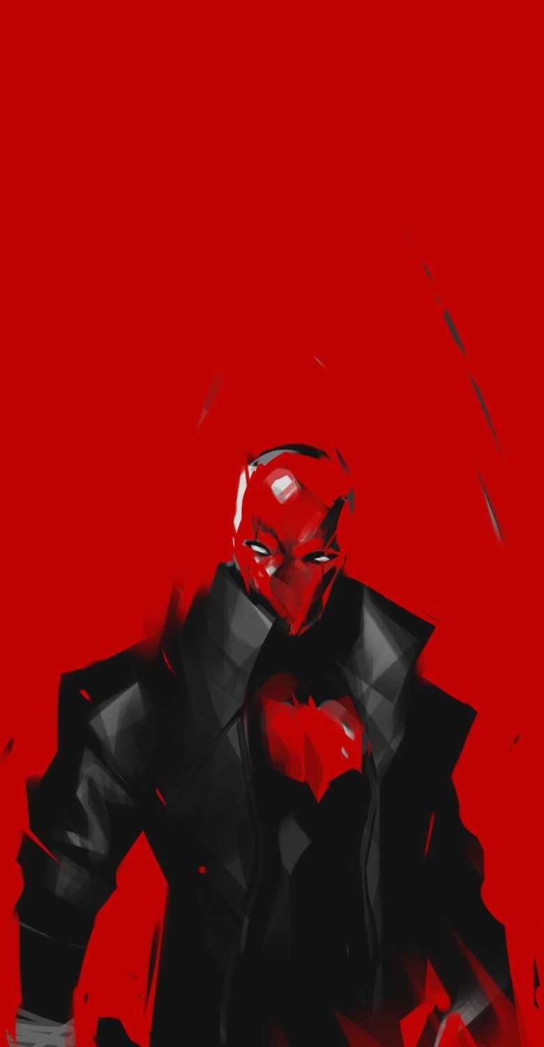 red hood wallpaper phone