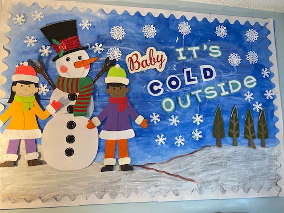 winter board decoration