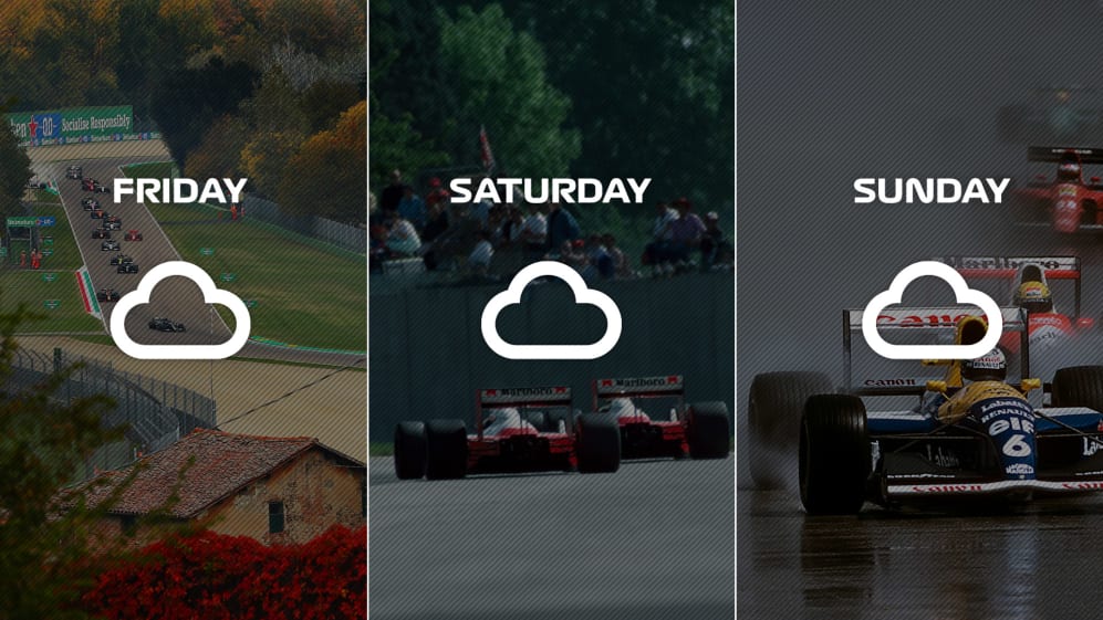 f1 weather forecast