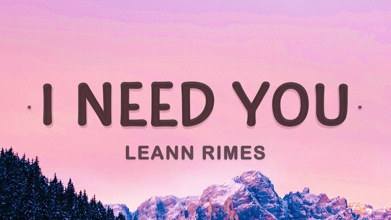 i need you lyrics