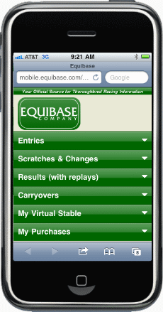 equibase horse search