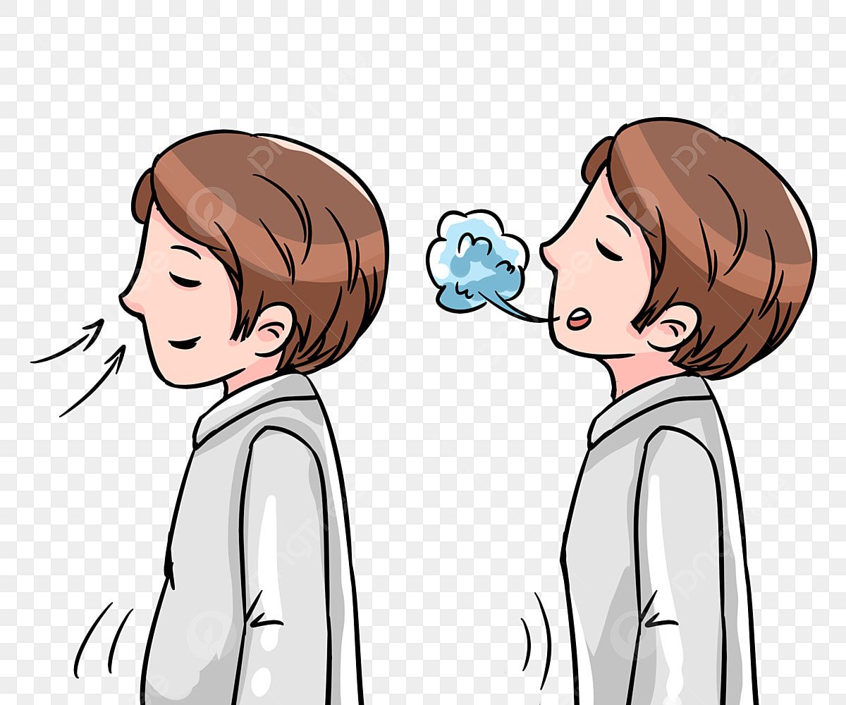 breathing clipart