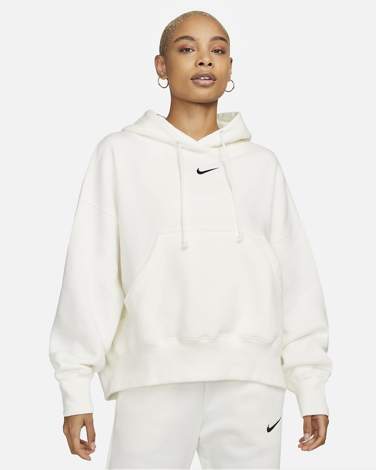 nike hoodie white womens