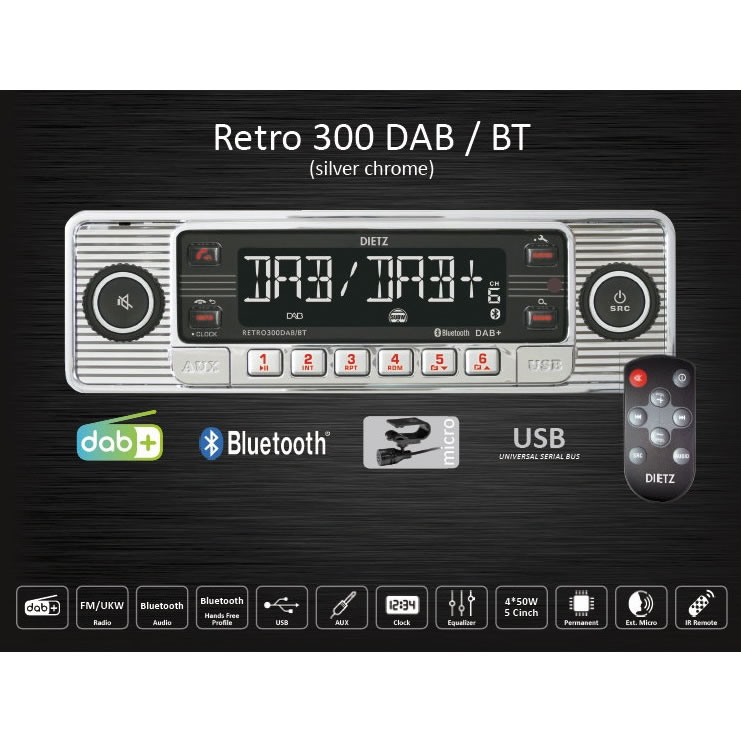 dab car stereo with bluetooth