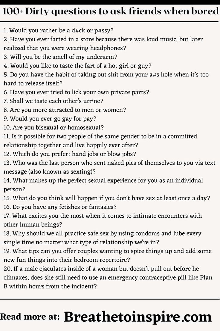 21 questions dirty minds game