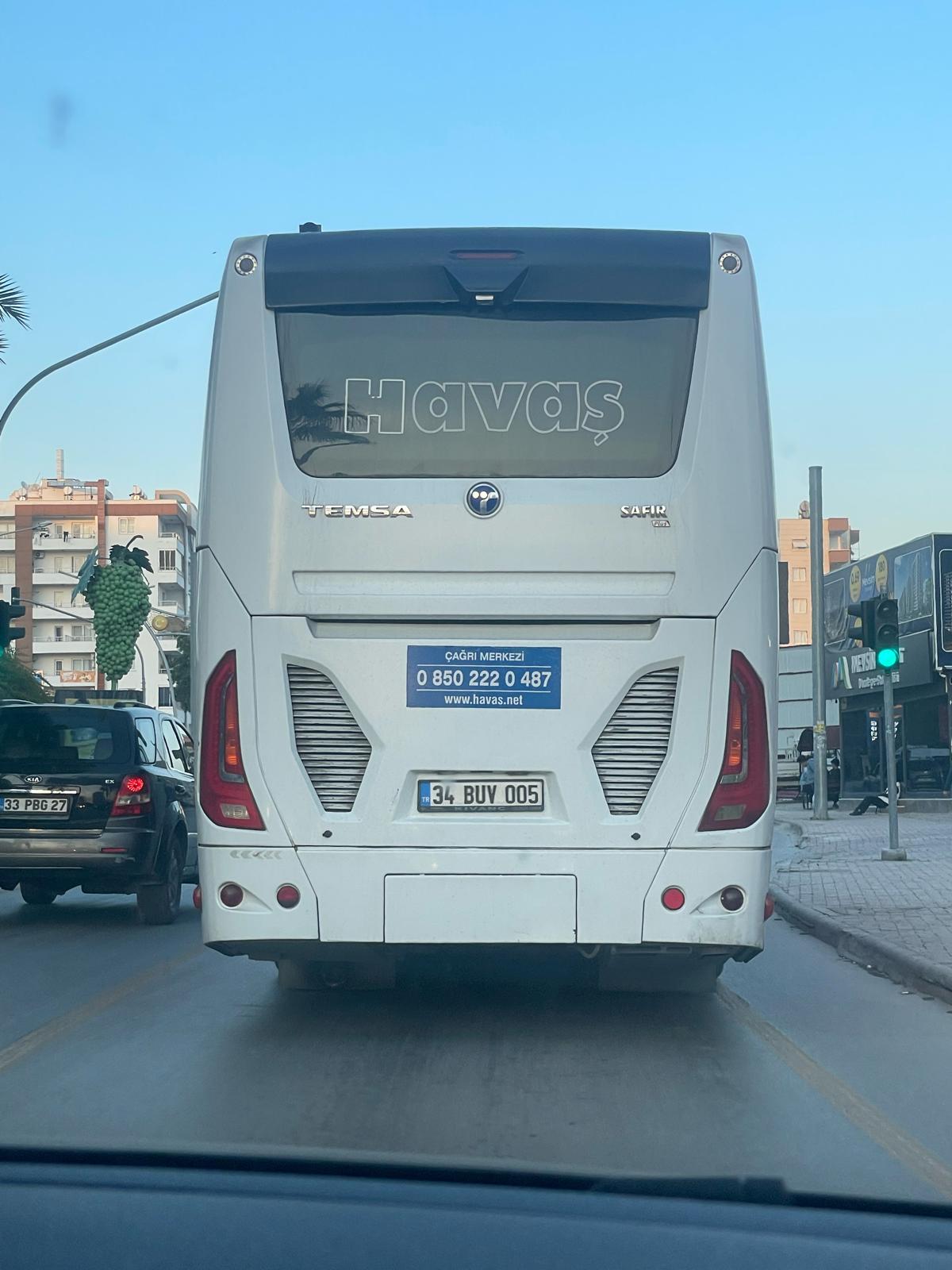 adana mersin havaş ücreti