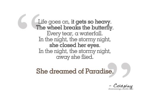 paradise lyrics