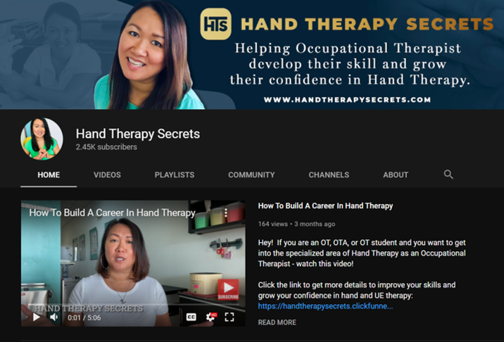 occupational therapy youtube