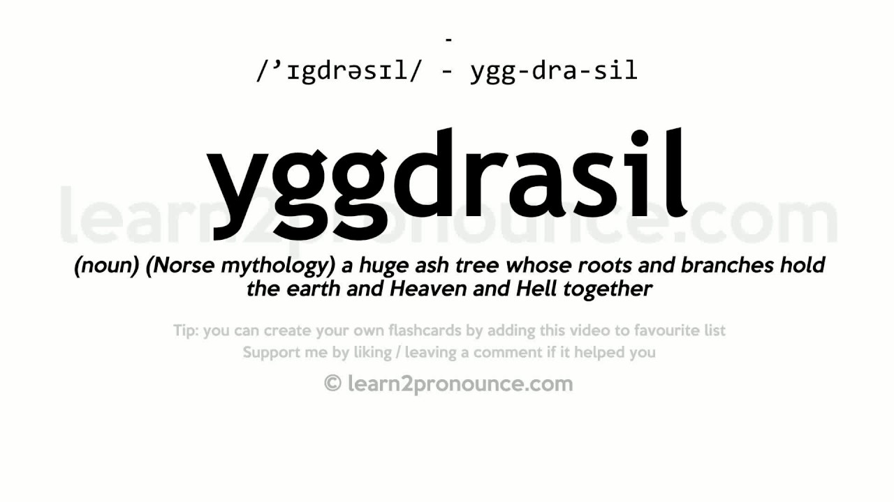 yggdrasil pronounce