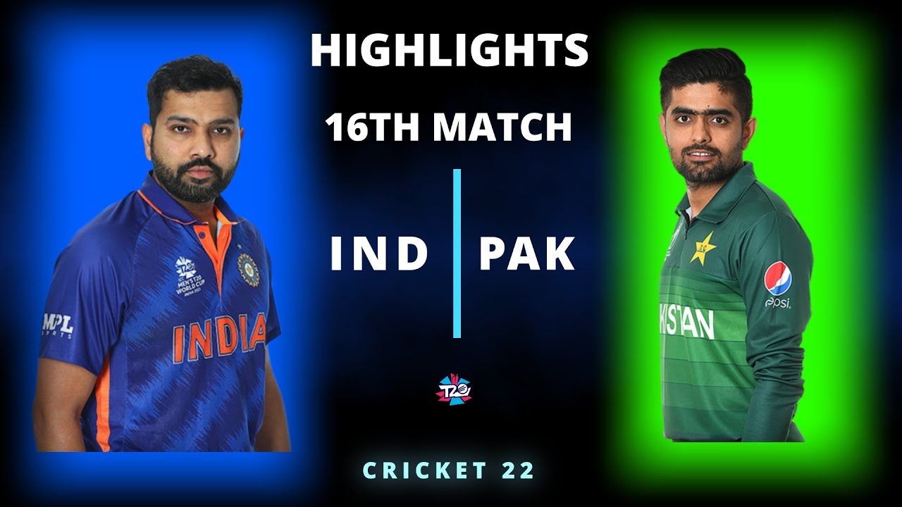 ind vs pak t20 world cup 2022 highlights hotstar